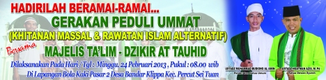 Gerakan Peduli Ummat>> datanglah....,tgl 24 februari 2013 pukul 08.00